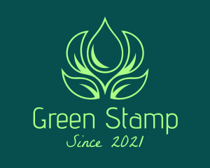 Green Natural Oil logo design