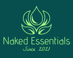 Green Natural Oil logo design