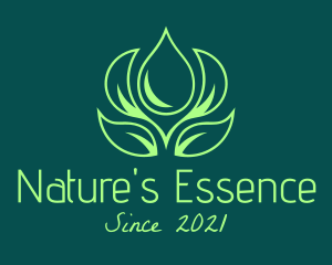 Green Natural Oil logo design