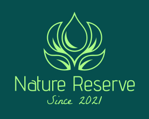 Green Natural Oil logo design