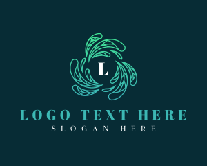 Leaves - Elegant Wellness Leaves logo design