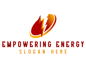 Lightning Power Energy logo design