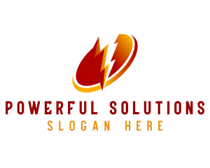 Lightning Power Energy logo design