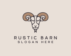 Goat Dairy Farm logo design