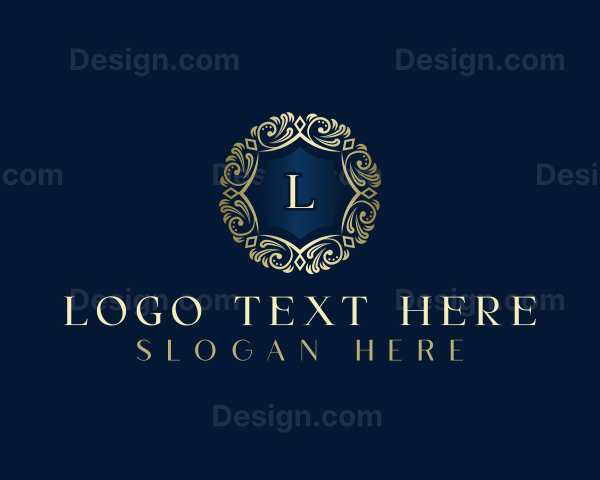 Luxury Ornamental Crest Logo