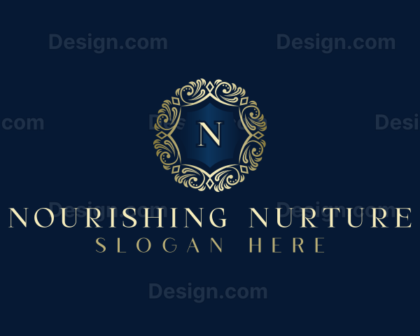 Luxury Ornamental Crest Logo