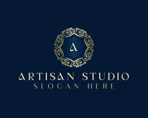 Luxury Ornamental Crest logo design