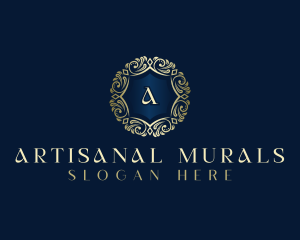 Luxury Ornamental Crest logo design