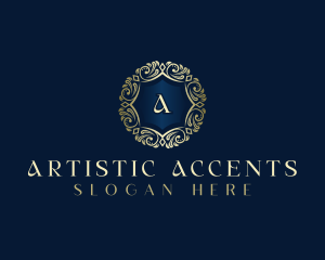 Luxury Ornamental Crest logo design