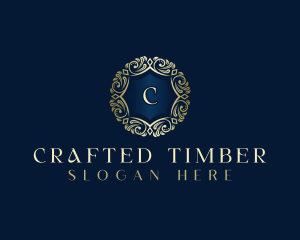 Luxury Ornamental Crest logo design