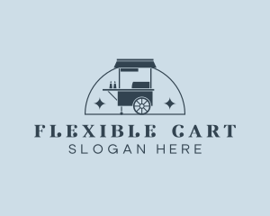 Food Cart Market logo design