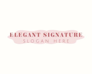 Elegant Feminine Stylist logo design