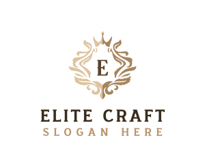 High End Decorative Crown logo design