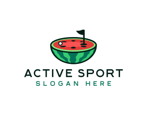 Watermelon Golf Sport logo