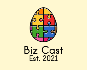 Jigsaw Puzzle Egg logo