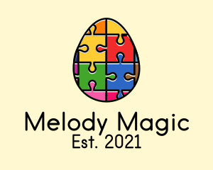 Jigsaw Puzzle Egg logo