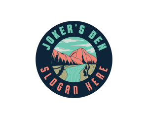 River Mountain Nature logo design