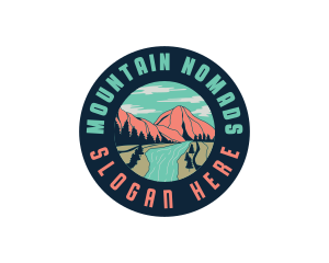 River Mountain Valley logo design