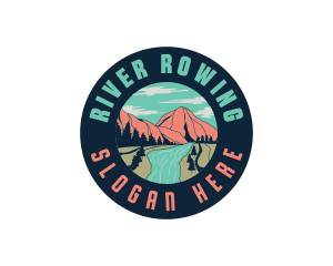 River Mountain Nature logo design