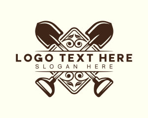 Horticulture Shovel Gardening logo