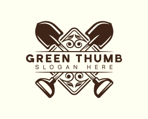 Horticulture Shovel Gardening logo