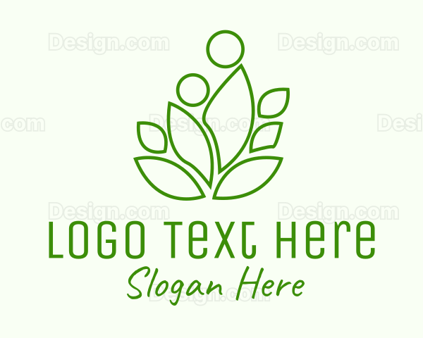 Botanical Leaf Garden Logo