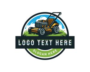 Landscaping Lawn Mower logo