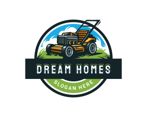 Landscaping Lawn Mower logo