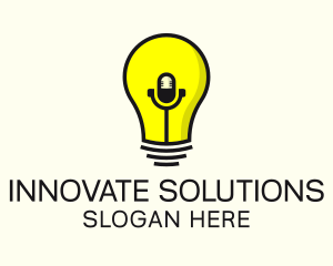 Podcast Idea Bulb  logo