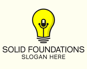 Podcast Idea Bulb  logo
