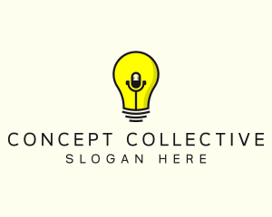Podcast Idea Bulb  logo