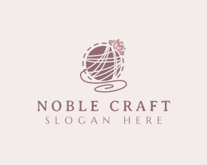 Craft Yarn Knitting logo design
