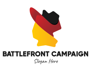 Germany Flag Map  logo design