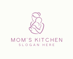 Mother Child Care Parenting Maternity logo design