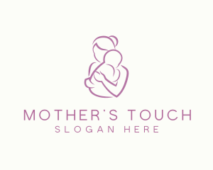 Mother Child Care Parenting Maternity logo design