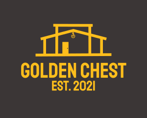 Golden House Contractor  logo design