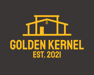 Golden House Contractor  logo design