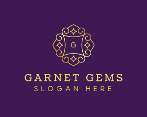 Golden Jewelry Gem logo design