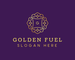 Golden Jewelry Gem logo design