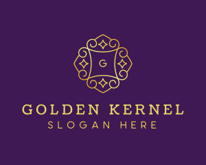 Golden Jewelry Gem logo design