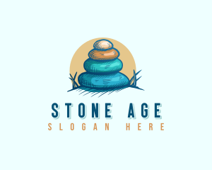 Stone Wellness Therapy logo design