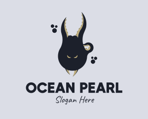 Ocean Octopus Tentacle logo design