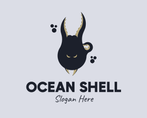 Ocean Octopus Tentacle logo design