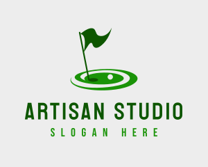 Golf Sport Tournament logo design