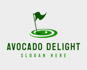 Golf Sport Tournament logo design