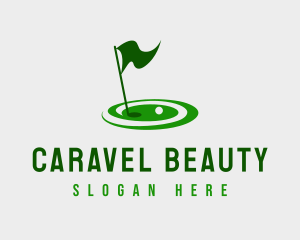 Golf Sport Tournament logo design