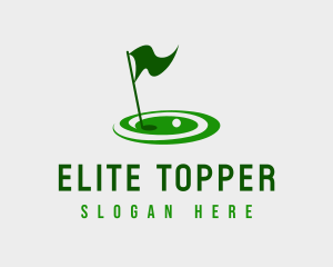 Golf Sport Tournament logo design