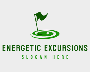 Golf Sport Tournament logo design