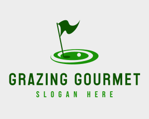 Golf Sport Tournament logo design