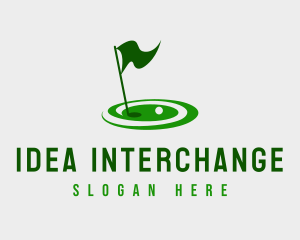 Golf Sport Tournament logo design